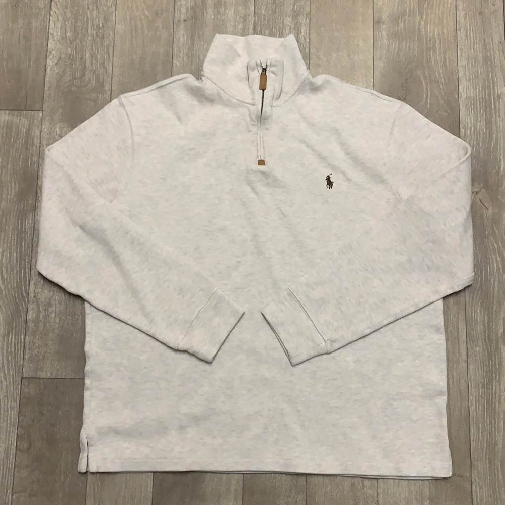 Mens Polo Ralph Lauren Quarter Zip Pullover Sweater